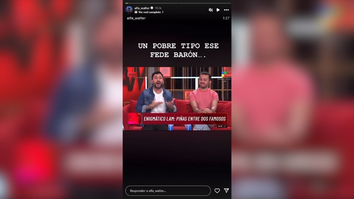 El posteo de Walter 
