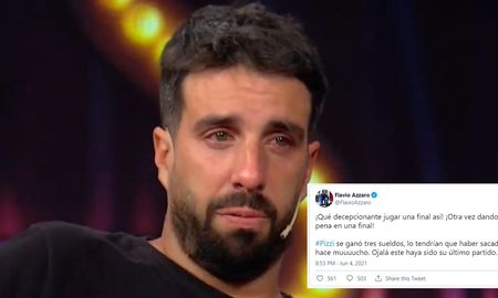 Flavio Azzaro, reconocido hincha de Racing, criticó a Juan Antonio Pizzi luego de la dura derrota ante Colón de Santa Fe en la final de la Copa de la Liga. Flavio Azzaro, reconocido hincha de Racing, criticó a Juan Antonio Pizzi luego de la dura derrota ante Colón de Santa Fe en la final de la Copa de la Liga.