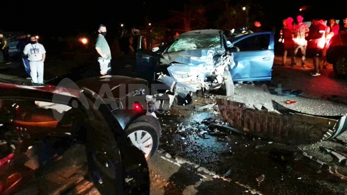 El accidente se produjo minutos antes de las 20.