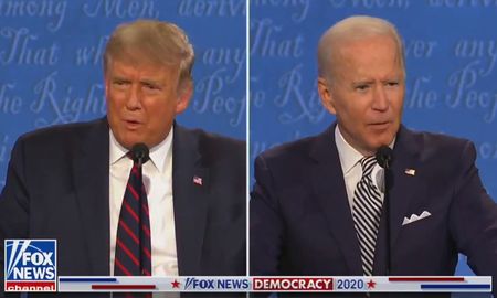 trump y biden se enfrentan en el ultimo debate televisado trump y biden se enfrentan en el ultimo debate televisado