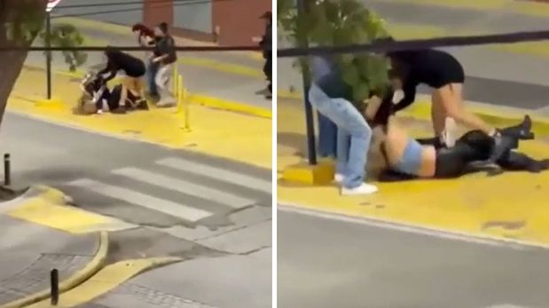 Dos mujeres se pelearon a golpes en la calle tras salir de un boliche en Neuquén.