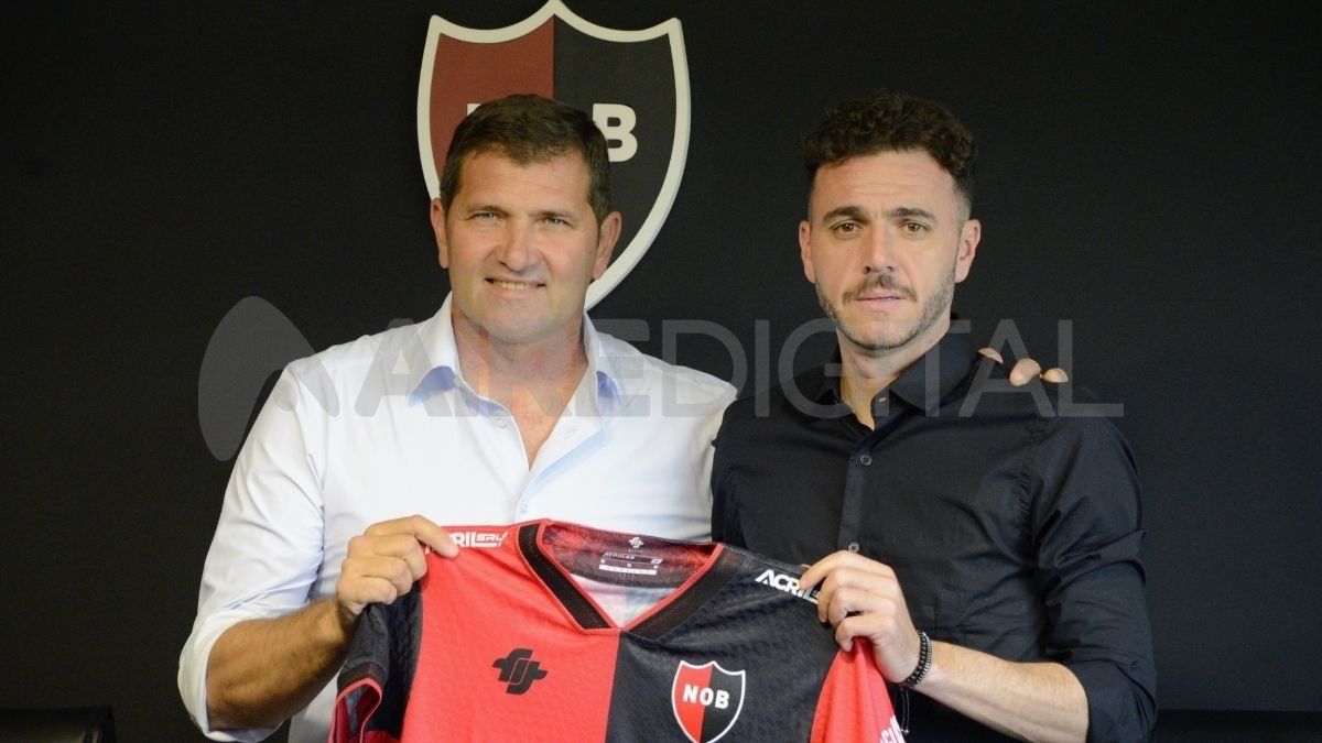 El anuncio en fotos de la presentación de Mariano Soso como nuevo técnico de Newells