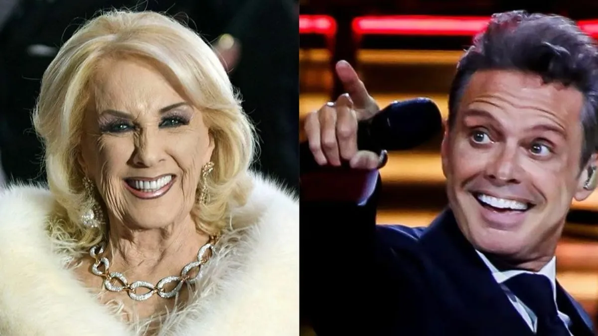 Luis Miguel bajó del escenario para darle un beso a Mirtha Legrand y todo quedó registrado en un video