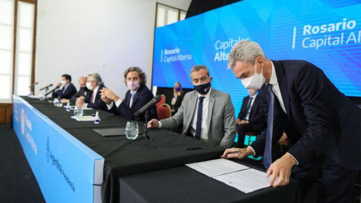 Mario Meoni había firmado convenios por obras en Rosario