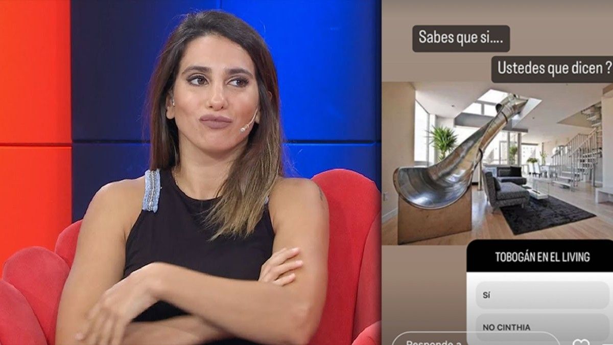 Cinthia Fernández mostró la particular reforma que desea hacer en su casa