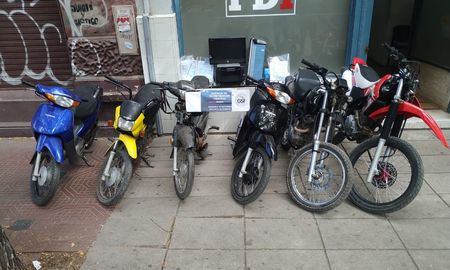Motos secuestradas. Motos secuestradas.