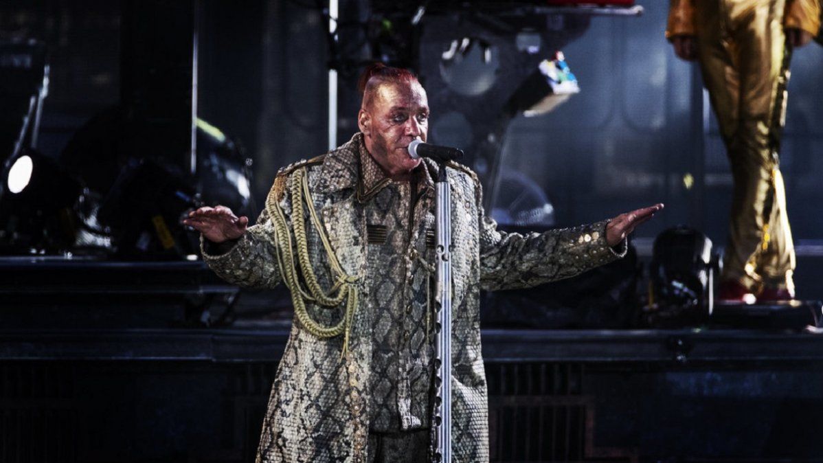 El vocalista de la banda alemana Rammstein