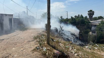 Un incendio en un basural de barrio Barranquitas muy cerca de las viviendas alarmó a los vecinos