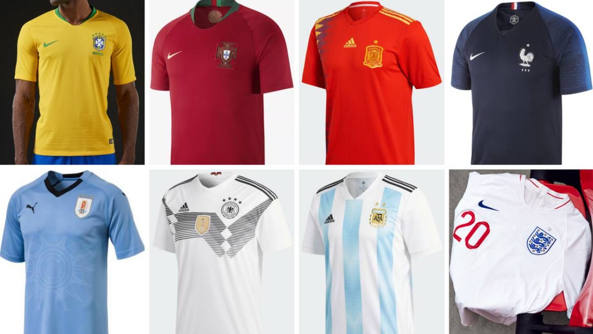 Batalla de las marcas: Las camisetas de Rusia 2018