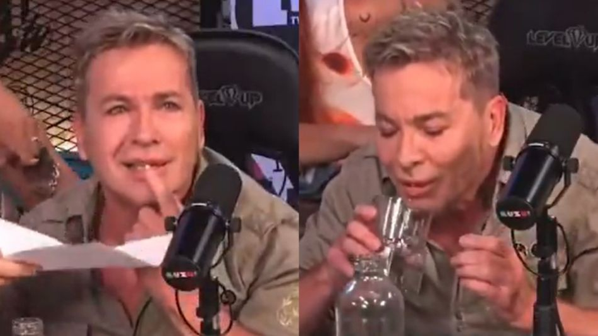 Guido Süller perdió un diente en vivo y lo escupió en un vaso. Guido Süller perdió un diente en vivo y lo escupió en un vaso.