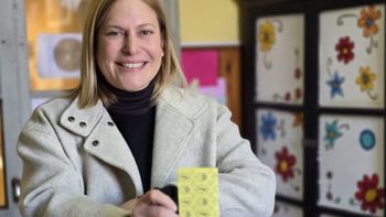 Gisela Scaglia votó en Gálevez: 
