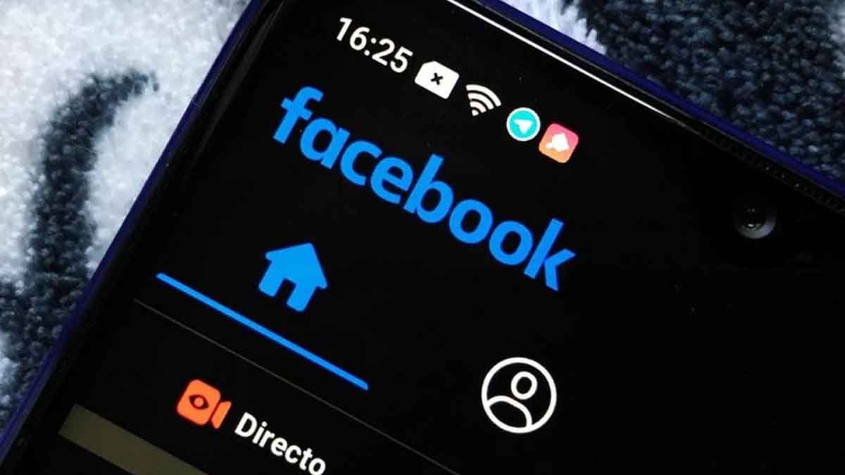 Modo oscuro de Facebook