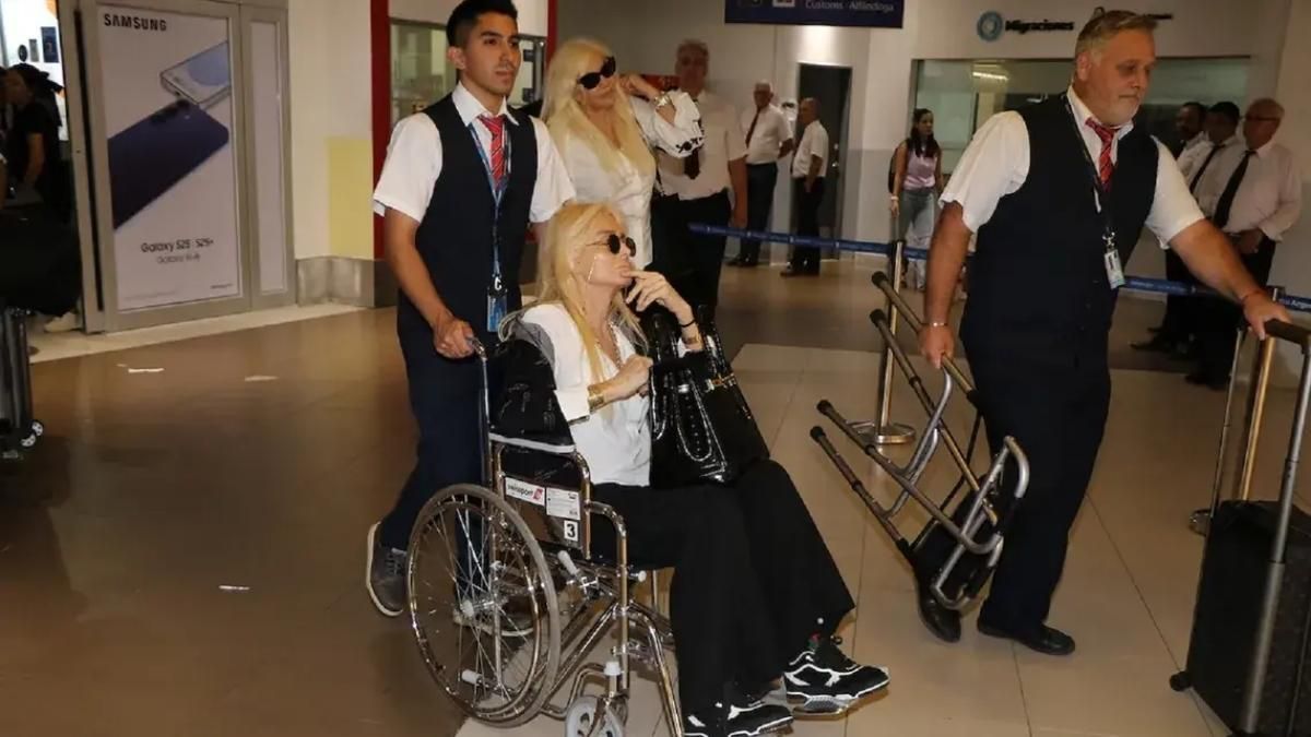 Mercedes Sarrabayrouse sufrió un accidente doméstico. Mercedes Sarrabayrouse sufrió un accidente doméstico.