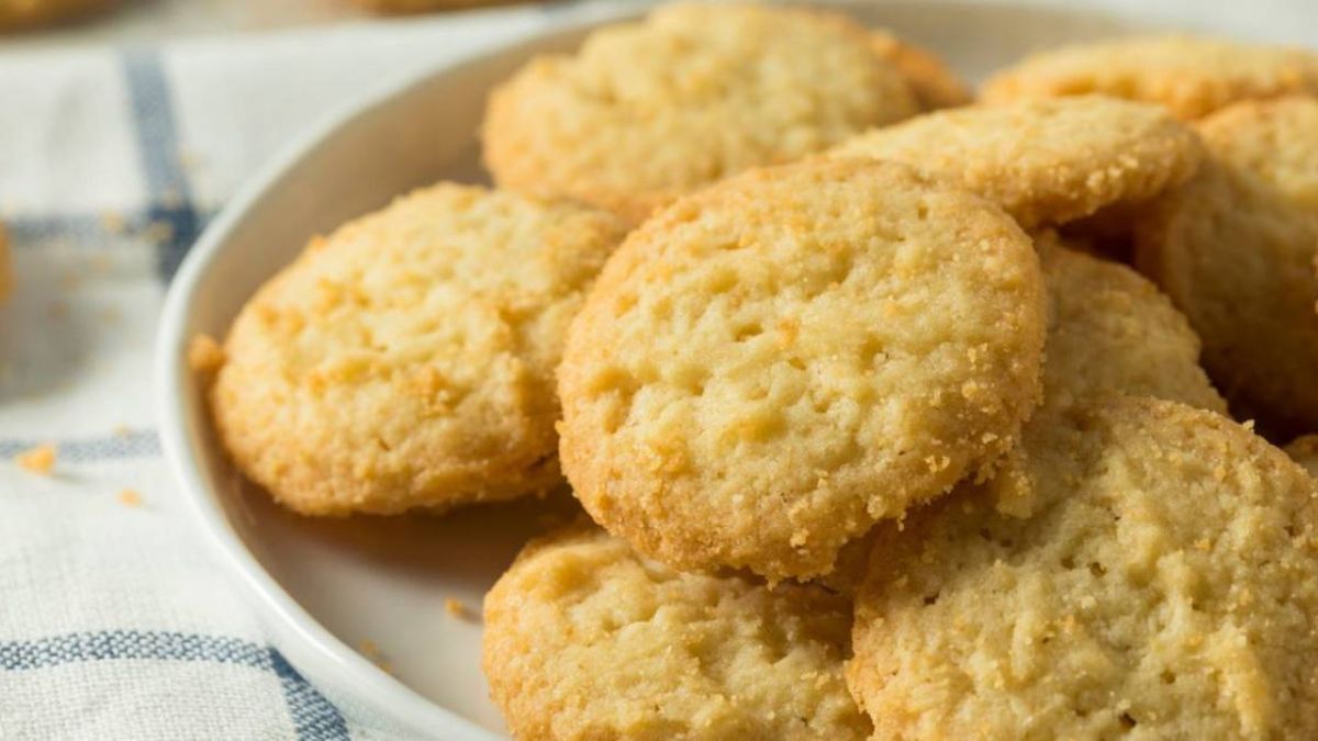 Estas galletitas se preparan con solo cuatro ingredientes.