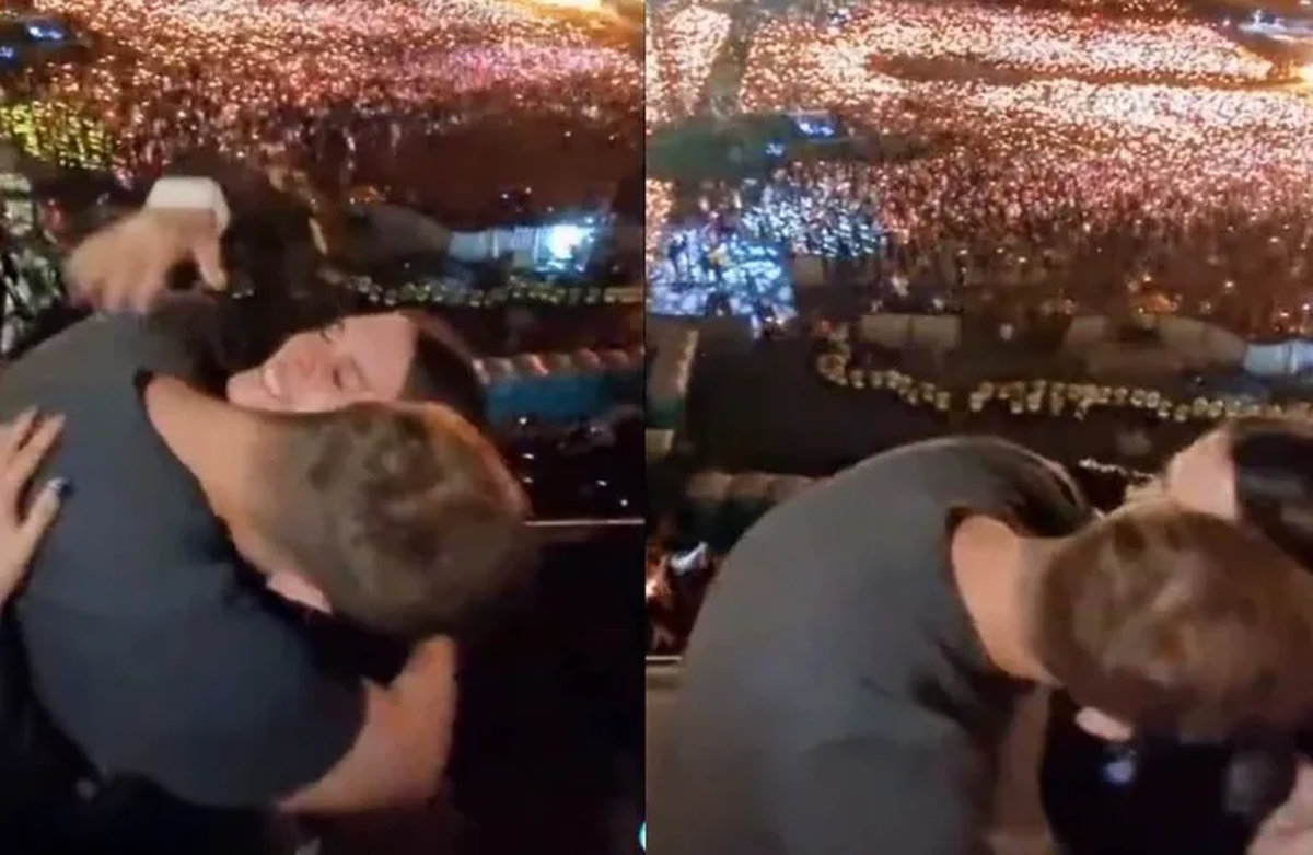 El novio planeó la propuesta seis meses antes del concierto de Coldplay.