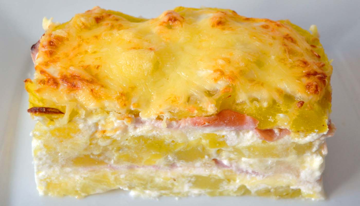 Las milhojas de papa, jamón y queso es riquísimo. Las milhojas de papa, jamón y queso es riquísimo.