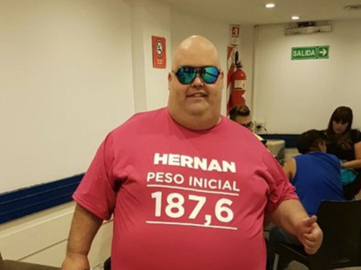 Hernán Terranova ingresó a Cuestión de Peso con 187 kilos. Hernán Terranova ingresó a Cuestión de Peso con 187 kilos.