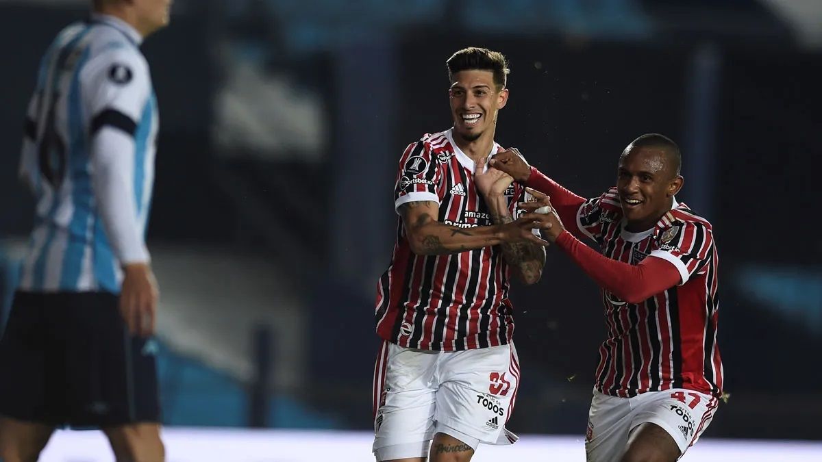San Pablo derrotó 3-1 a Racing en Avellaneda y lo eliminó de la Copa Libertadores. Emiliano Rigoni
