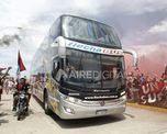 una multitud acompano a colon rumbo al sueno de la sudamericana una multitud acompano a colon rumbo al sueno de la sudamericana