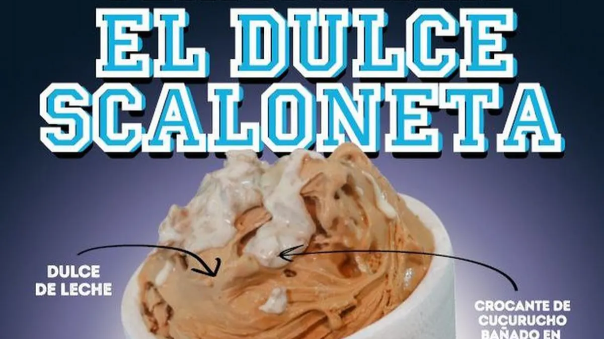 Dulce Scaloneta: el sabor creado en honor a la Selección Argentina se podrá probar en la Noche de las Heladerías