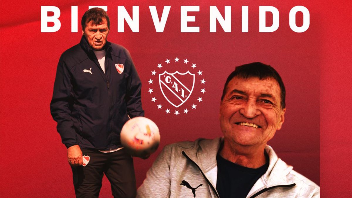 Julio César Falcioni llegó al predio e inició su tercer ciclo al mando del Club Atlético Independiente.