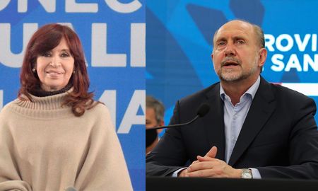 El viernes por la tarde, la videpresidente Cristina Fernández y el gobernador Omar Perotti se reunieron en Buenos Aires. El viernes por la tarde, la videpresidente Cristina Fernández y el gobernador Omar Perotti se reunieron en Buenos Aires.
