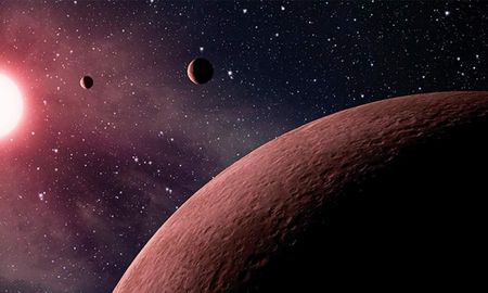 Lograron registrar la imagen de otra estrella similar al Sol con más de un planeta orbitándola. Lograron registrar la imagen de otra estrella similar al Sol con más de un planeta orbitándola.