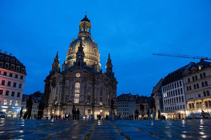 Sajonia, un estado particularmente grave, que en el día de ayer su tasa de incidencia se situó en 323 casos por 100.000 habitantes Fuente: AFP 