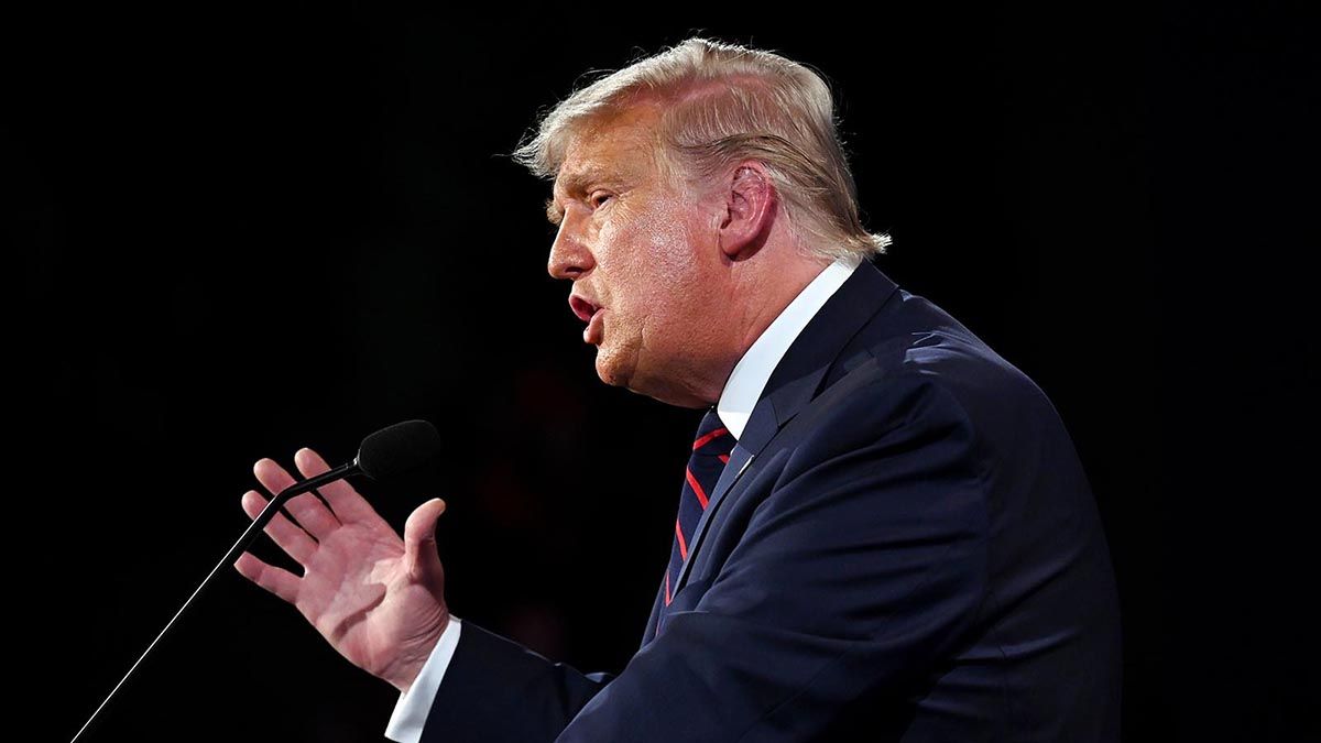 El candidato a la reelección, el republicano Donald Trump.