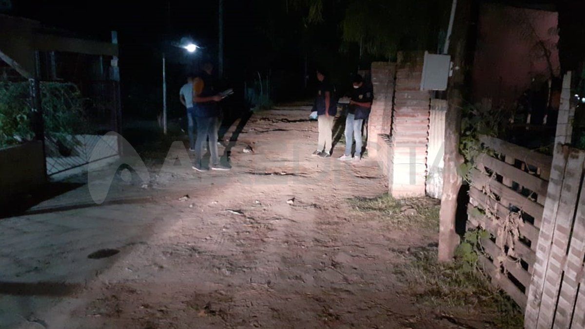 Alto Verde. Los peritos realizaron los peritajes en el lugar donde ocurrió el crimen.&nbsp;