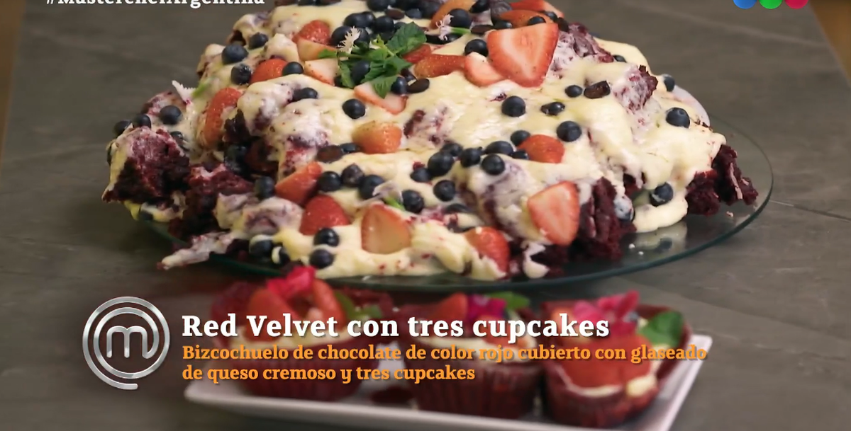 Carlos de MasterChef la pasó muy mal haciendo Red Velvet.
