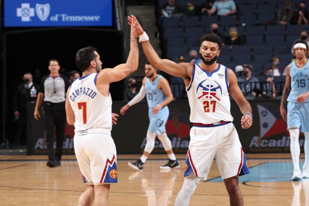 Facundo Campazzo jugó pocos minutos en el triunfo de Denver Nuggets ante Atlanta Hawks por la NBA.