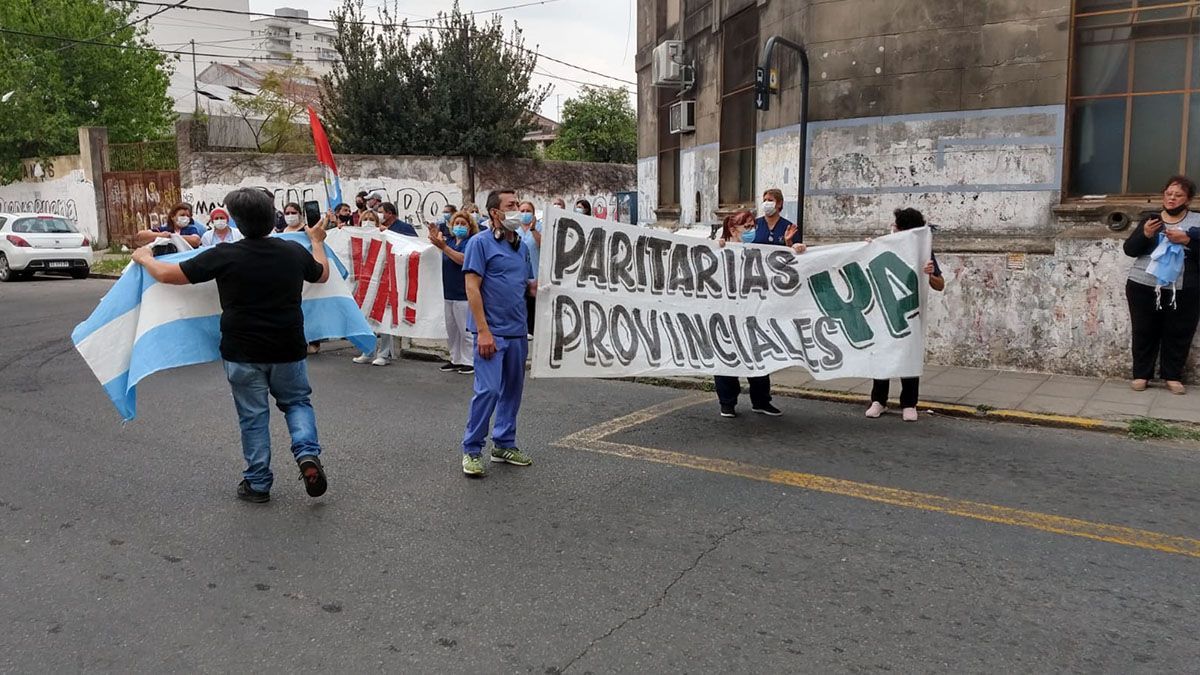 Los trabajadores aseguraron que los sindicalistas no los representan.