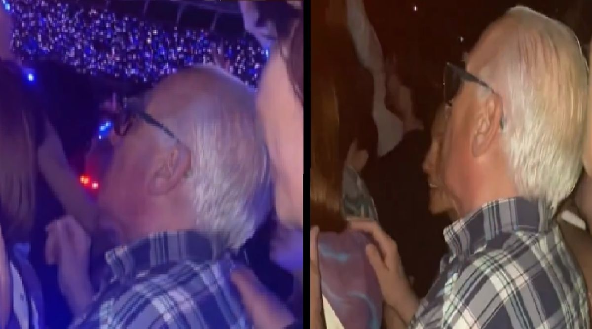 Un abuelo se metió en el pogo de Coldplay