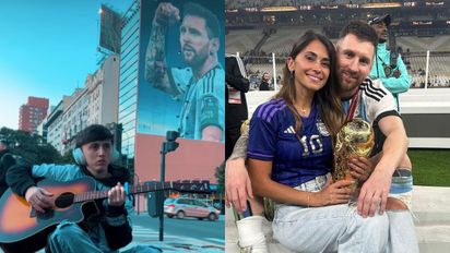 Le hizo una canción a Messi y recibió la impensada respuesta de Antonela Roccuzzo en las redes