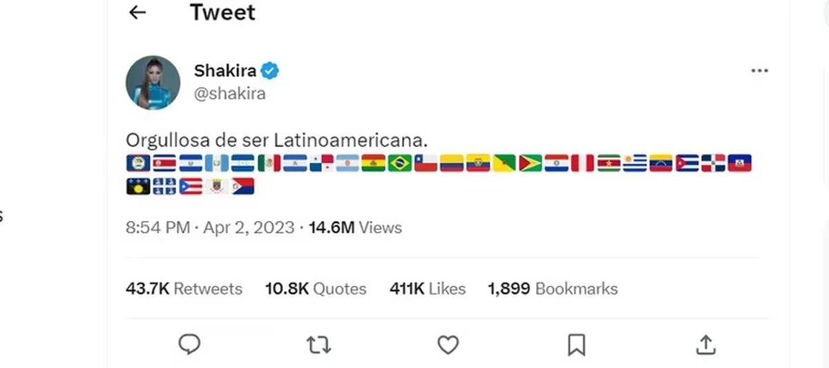 Piqué fue despectivo con Latinoamérica y Shakira le respondió.