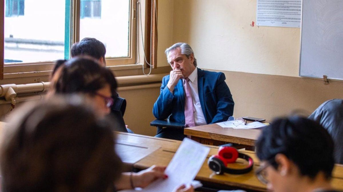Alberto Fernández se recibió en la UBA y es profesor en la Facultad de Derecho. 