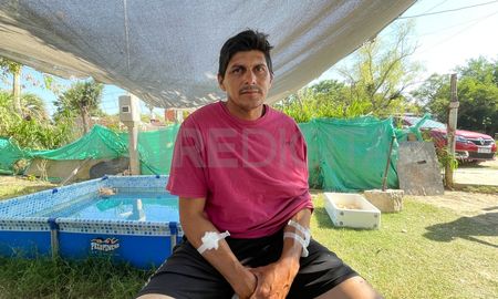 La víctima, Leonardo, relató en el móvil de AIRE la dramática situación que vivió junto a su familia en barrio La Guardia. La víctima, Leonardo, relató en el móvil de AIRE la dramática situación que vivió junto a su familia en barrio La Guardia.