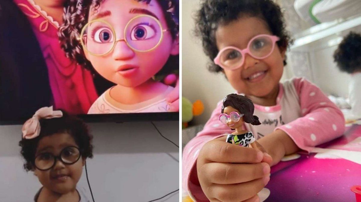 Una nena se hizo famosa por su gran parecido a Mirabel