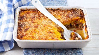 Pastel criollo de zapallo y choclo