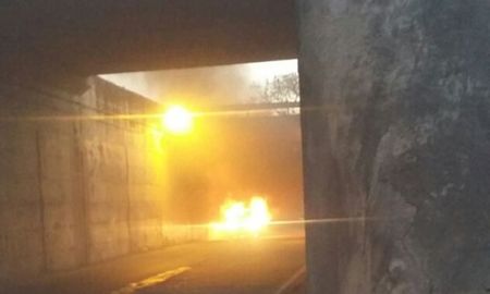 autopista de cordoba: choco y murio carbonizado dentro del auto autopista de cordoba: choco y murio carbonizado dentro del auto