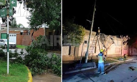 Hubo ráfagas de viento de hasta 120 kilómetros por hora. Hubo ráfagas de viento de hasta 120 kilómetros por hora.