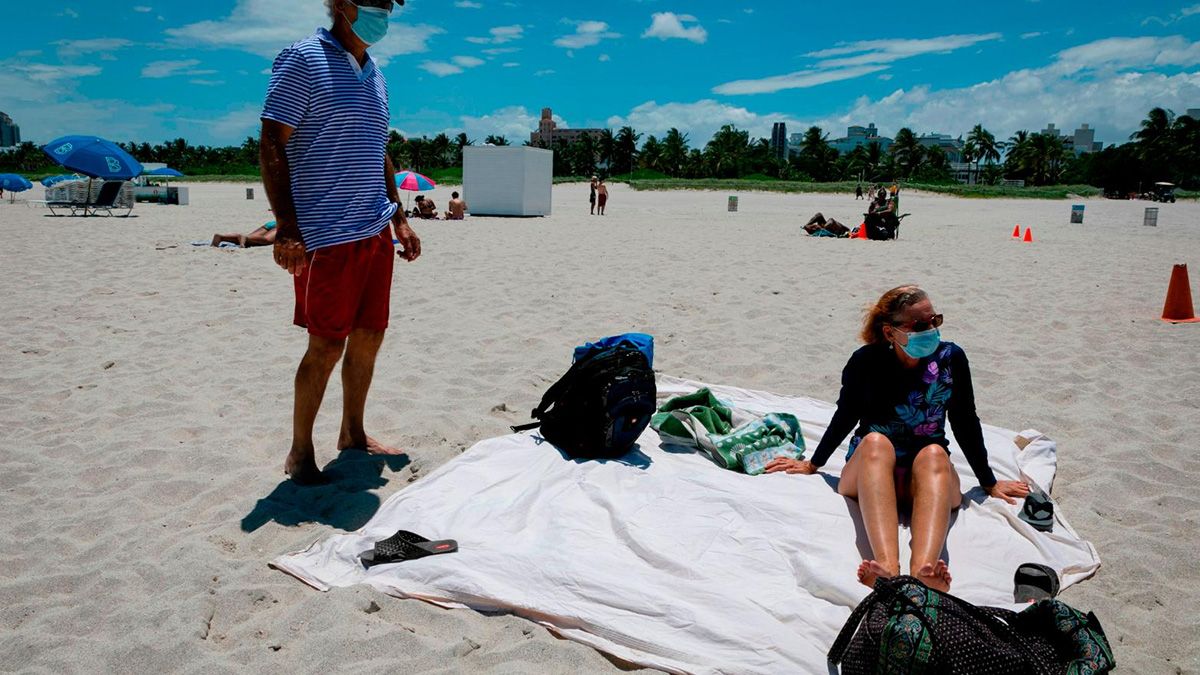 Florida es el epicentro de la pandemia en Estados Unidos en el día de la fecha.