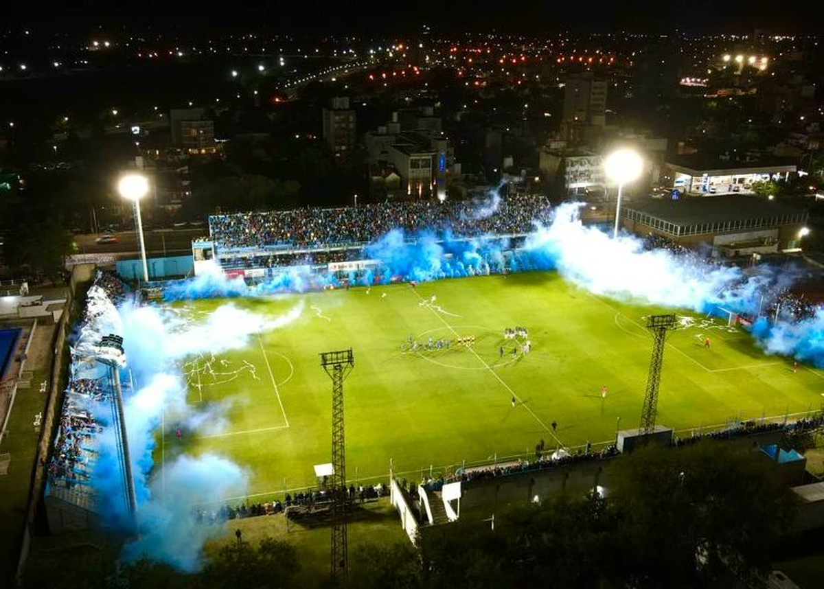 El estadio de Estudiantes de Río Cuarto. El estadio de Estudiantes de Río Cuarto.