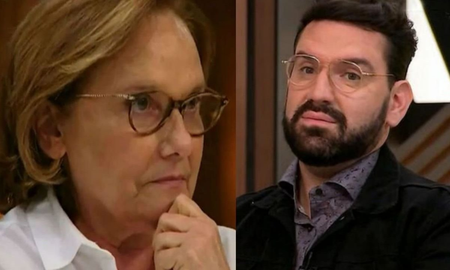 La chef estuvo reemplazando a Donato De Santis y aseguró que su compañero de jurado estaba demasiado alterado. La chef estuvo reemplazando a Donato De Santis y aseguró que su compañero de jurado estaba demasiado alterado.