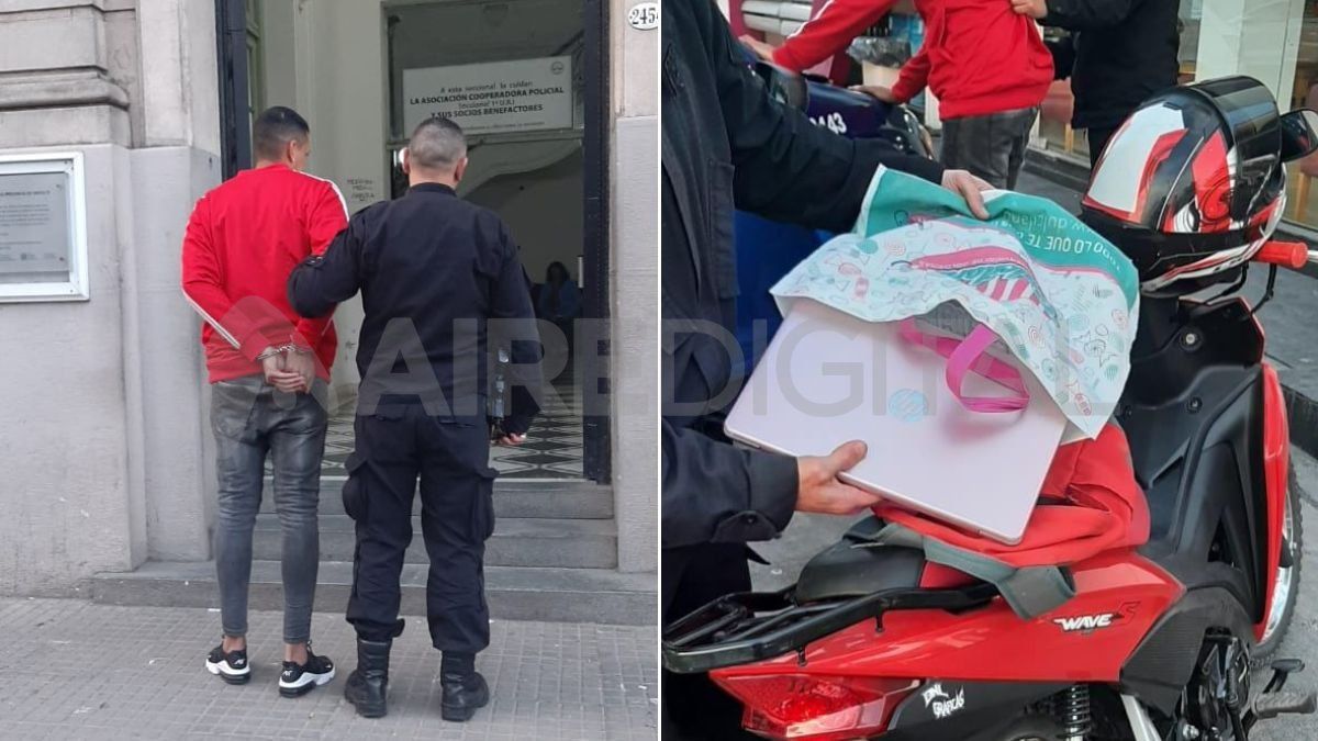 Un hombre detenido tras intentar vender una computadora robada.