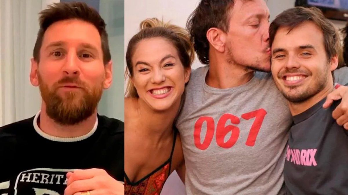 El desopilante video de Leo Messi para bancar a Nico Vázquez, Benja Rojas y Flor Vigna