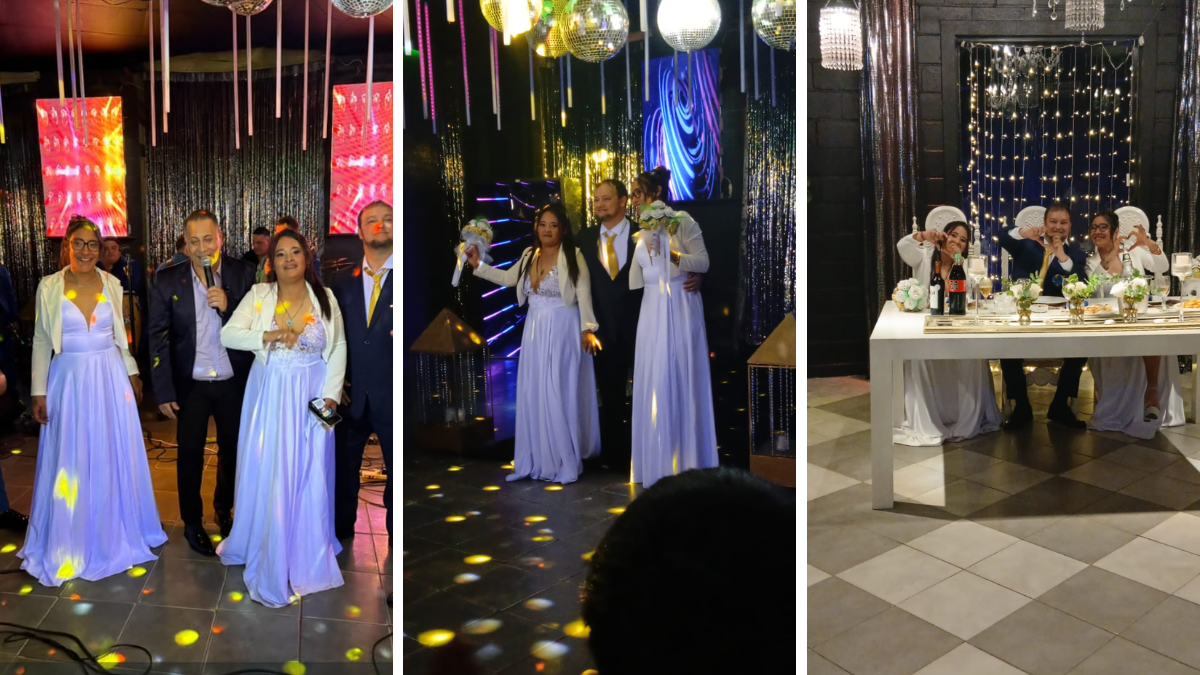 Así fue el casamiento de Aldana, Walter y Fiama, la trieja de Santo Tomé. Así fue el casamiento de Aldana, Walter y Fiama, la trieja de Santo Tomé.