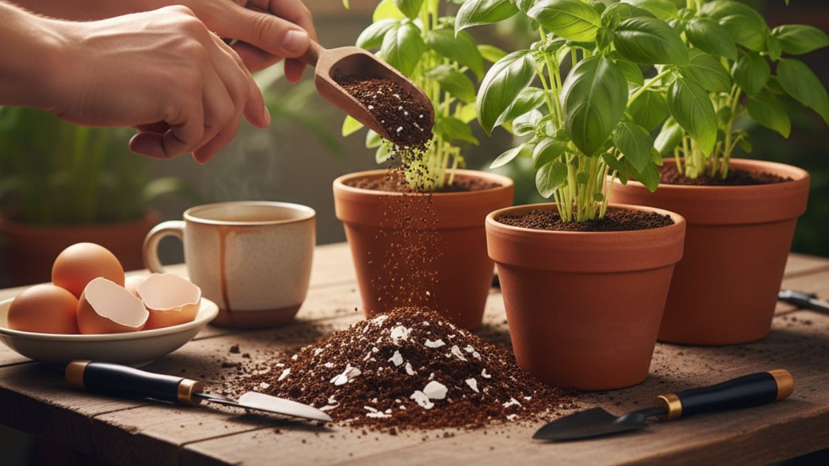 Expertos en jardinería recomiendan mezclar café molido y cáscara de huevo para aprovechar al máximo sus nutrientes. Expertos en jardinería recomiendan mezclar café molido y cáscara de huevo para aprovechar al máximo sus nutrientes.