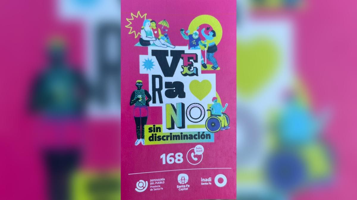Se relanzó la campaña Verano sin Discriminación en Santa Fe.